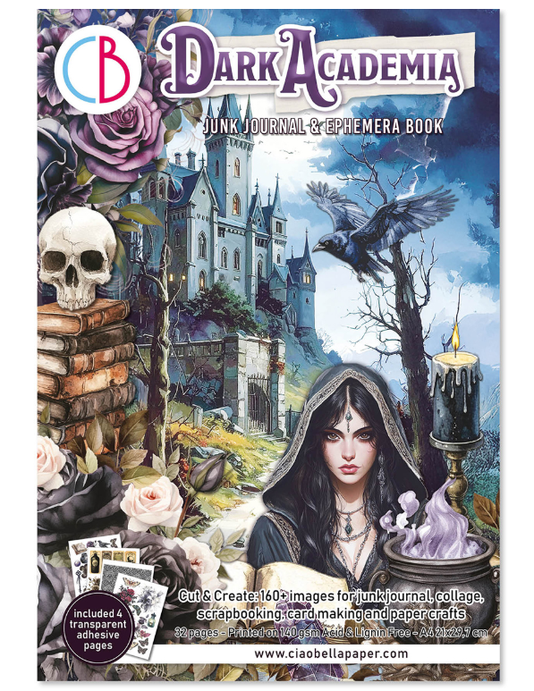 Dark Academia Junk Journal & Ephemera Book